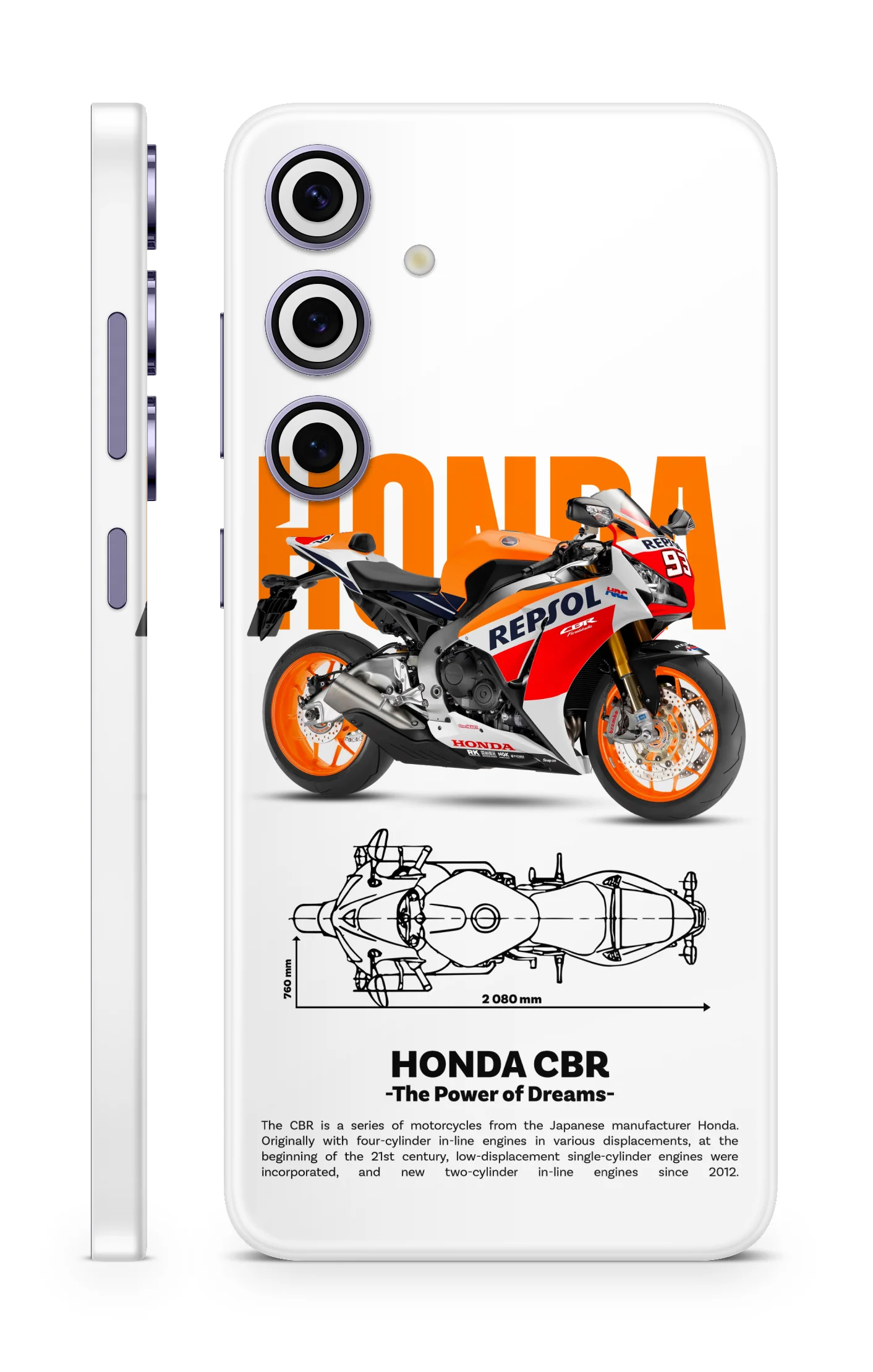Honda CBR Mobile Skin - Image 2