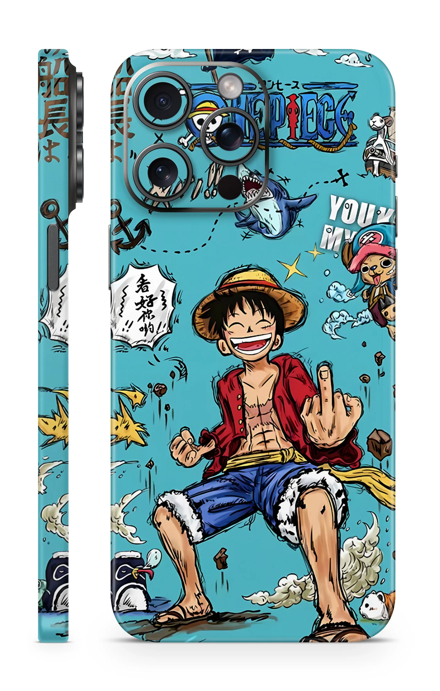 Monkey D. Luffy One Piece Mobile Skin - Image 4