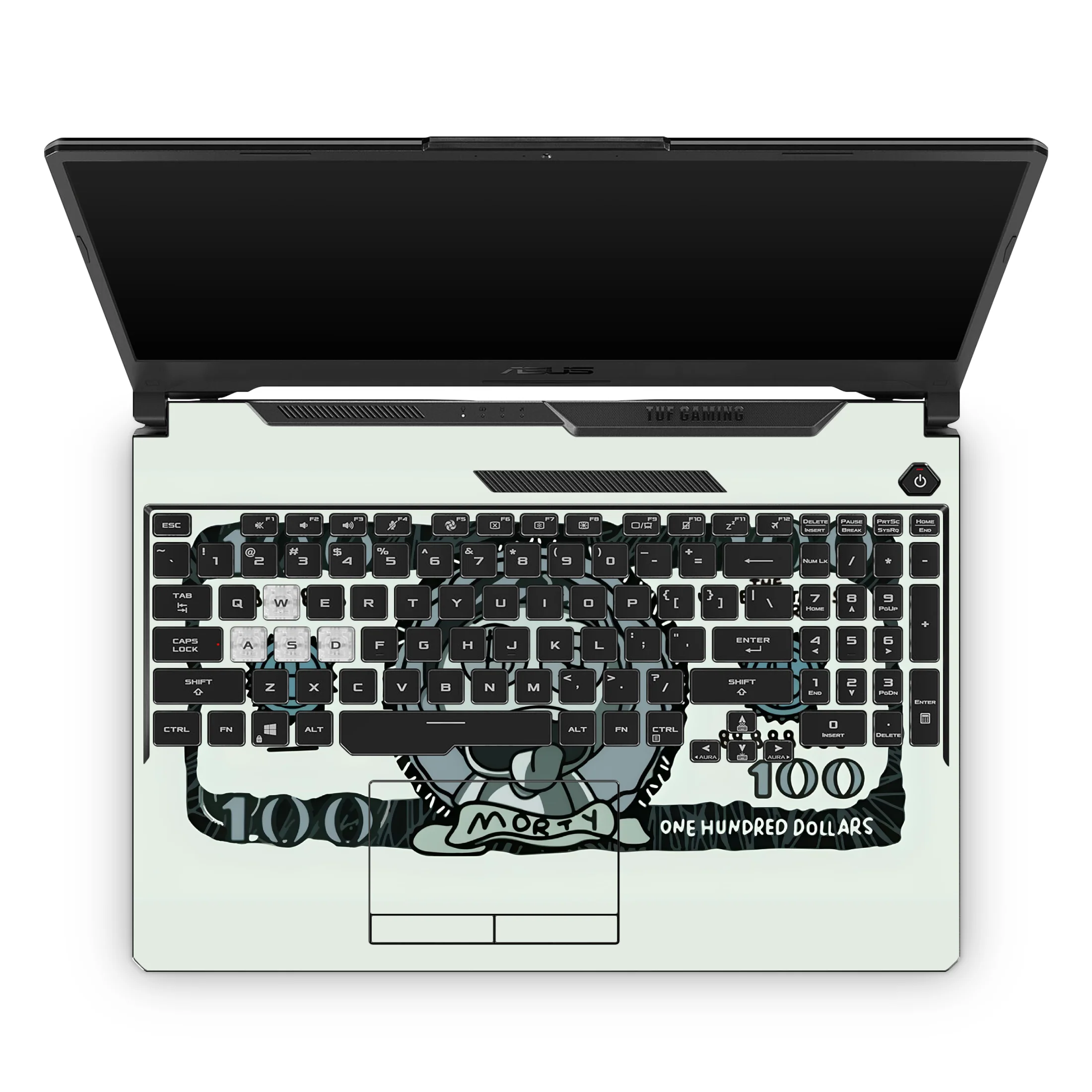 Morty Dollar Laptop Skin - Image 2