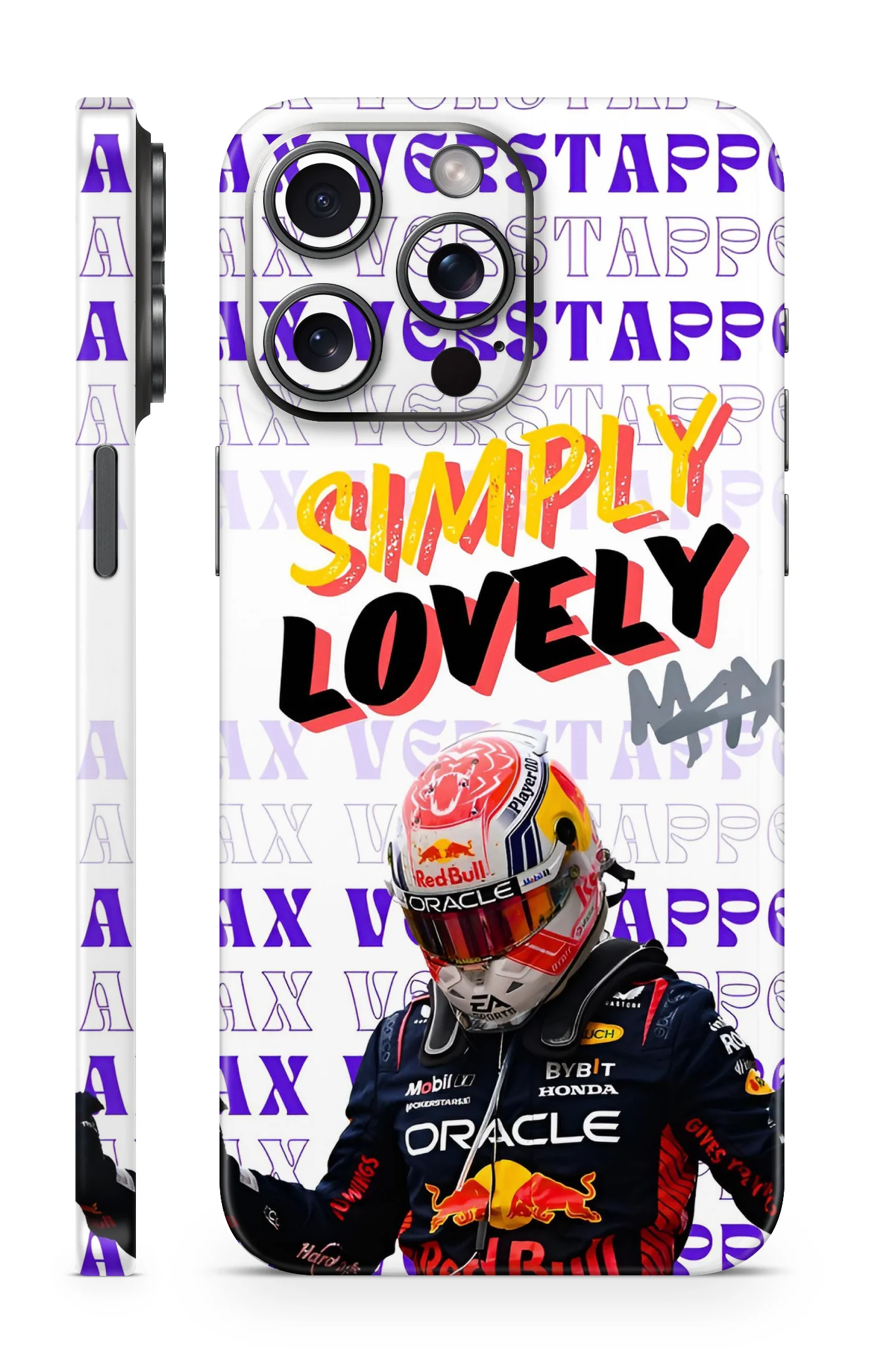 Simply Fast – White Racing Mobile Skin - Image 3