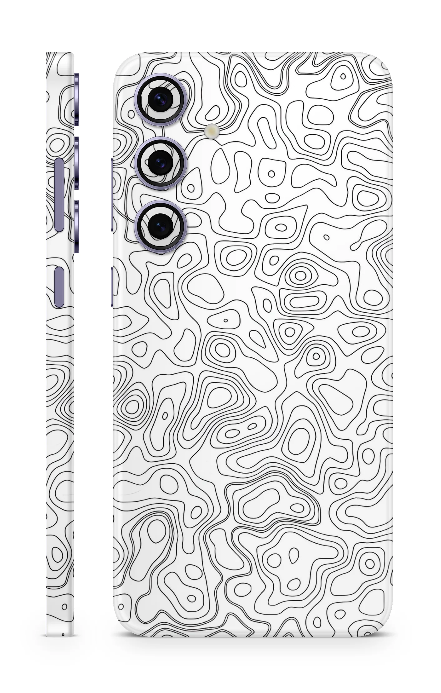Topographic Line Art Mobile Skin - Image 2